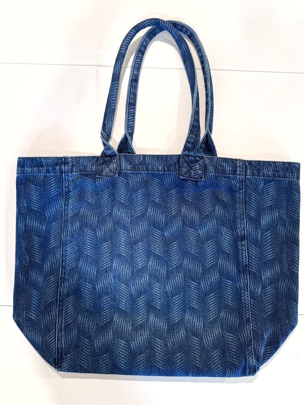 Isabel Marant Blue Yenki Logo Denim Tote - Picture 2 of 11
